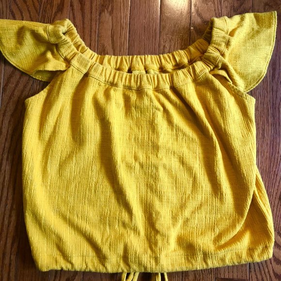 Madewell off-the-shoulder Texture and Thread top - Picture 6 of 8